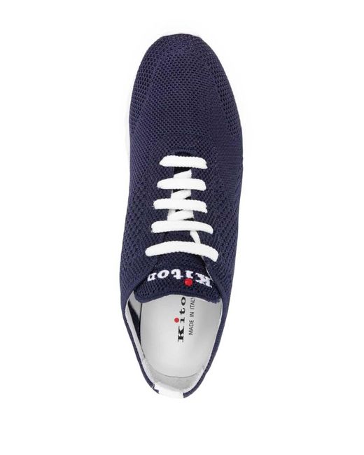Kiton Blue Lace-up for men