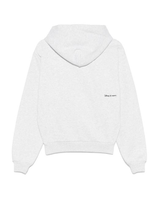 Coperni White Comfy Cotton Blend Hoodie