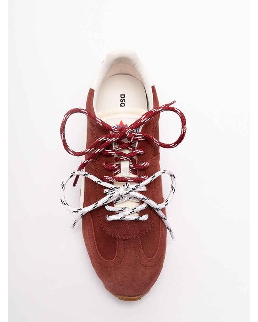 DSquared² Red Sneakers for men
