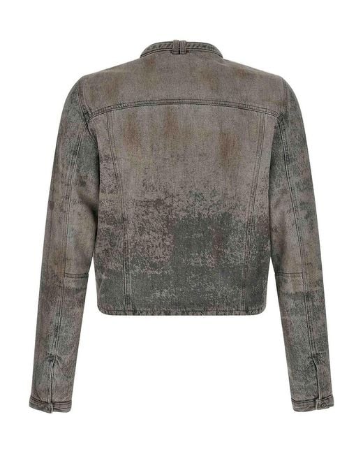 DIESEL Gray D-Vulmar-Fsi Jacket for men