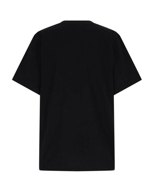 Stella McCartney Black T-Shirt Logo