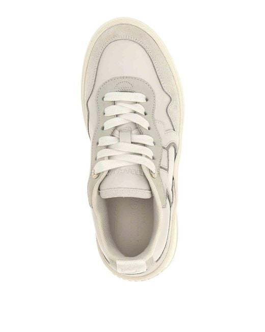 Ferragamo White Trainers