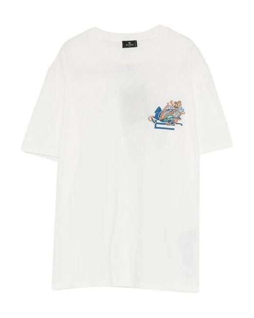 Etro White T-Shirts