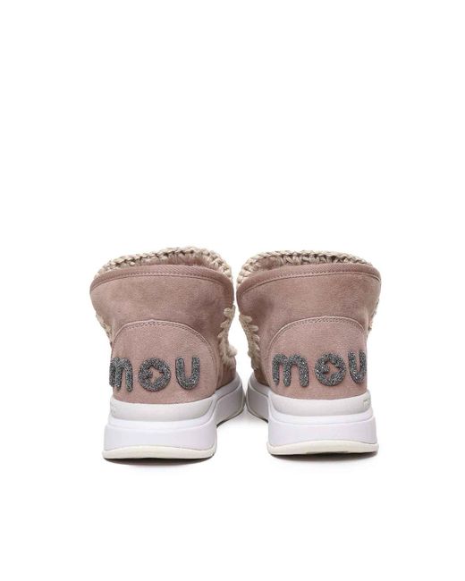 Mou Pink Eskimo Boots