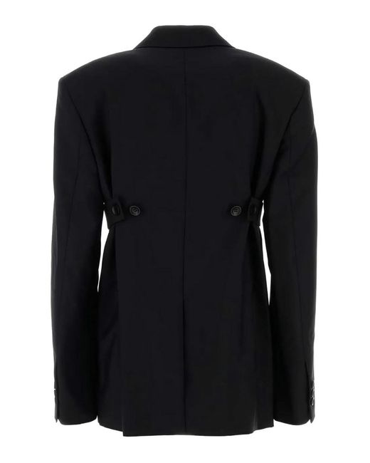 Alexander Wang Black Jacket With Logo