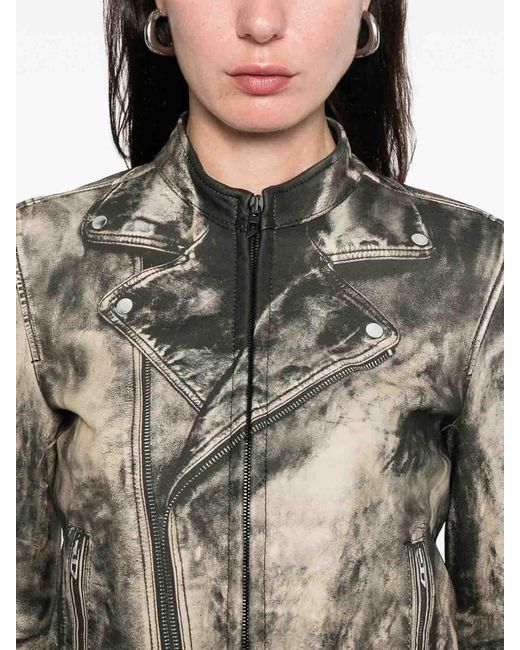 DIESEL Natural Leather Outerwear