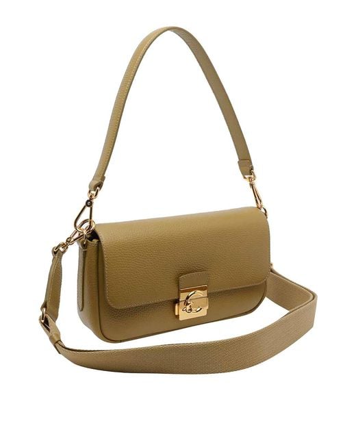 Coccinelle Metallic C-Me Lock Shoulder Bag