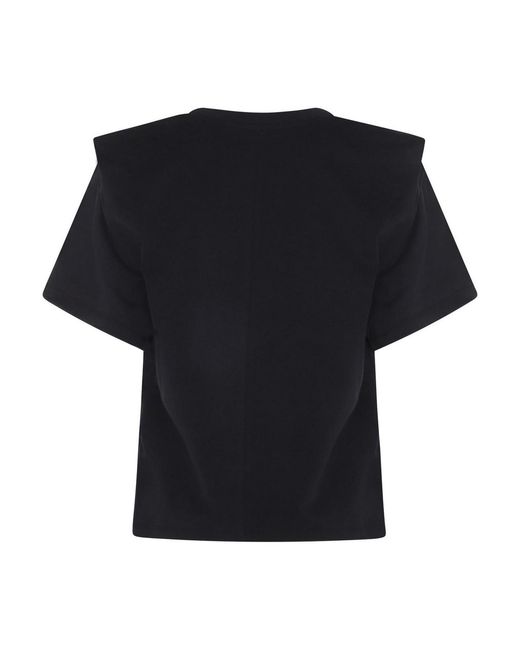 Isabel Marant Black Cotton Zelitos T-Shirt