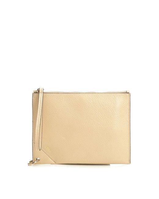 Chloé Natural Chlo Spin Clutch Bag