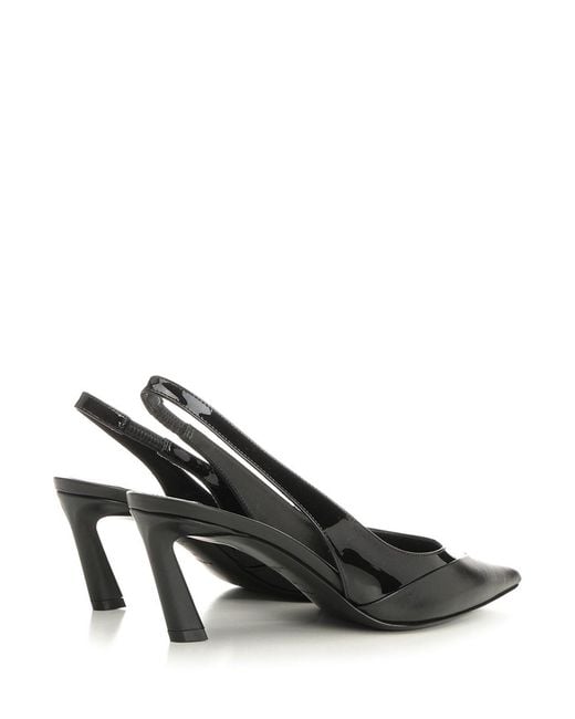 Givenchy Black Spiky Slingback