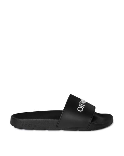 Off-White c/o Virgil Abloh Black Bookish Sliders for men