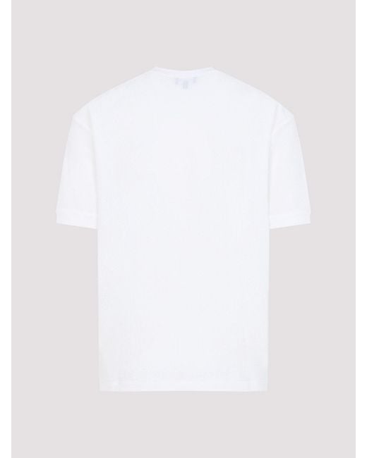Giorgio Armani White Polyamide T-Shirt for men