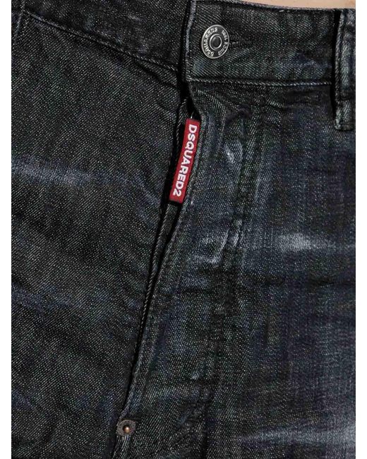 DSquared² Blue Pants 5 Pockets for men