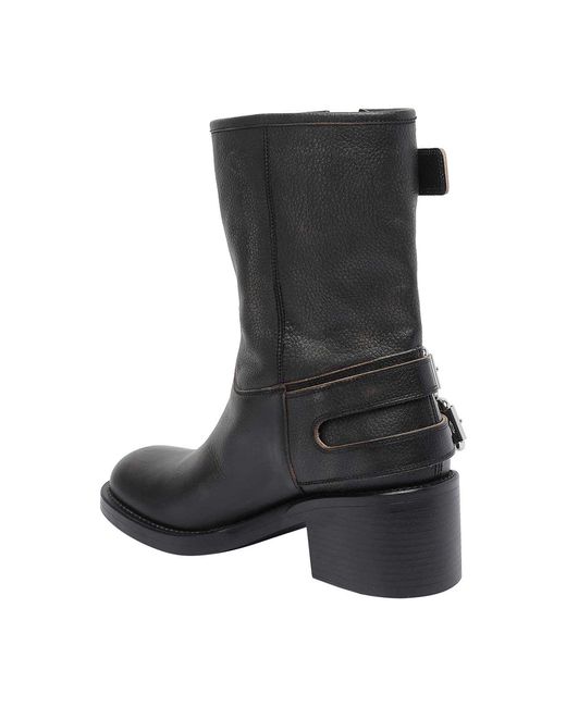 Stivali Dakota Con Fibbia di Chloé in Black