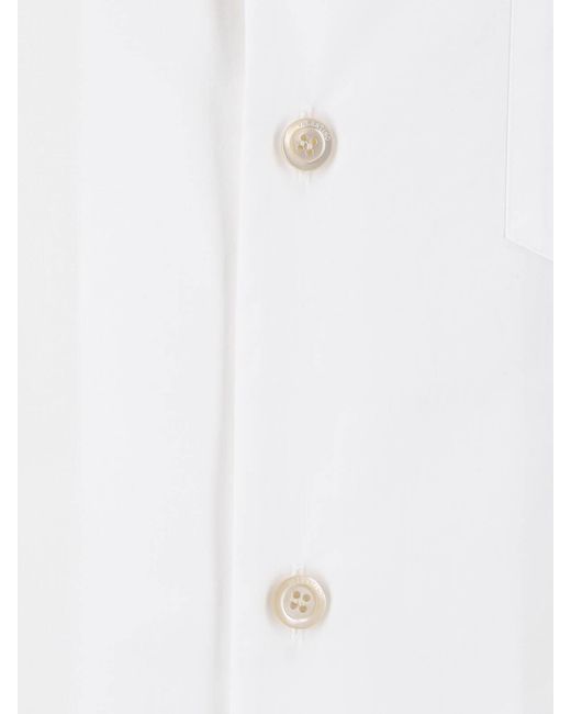 Valentino Garavani White Vgold Cotton Shirt for men