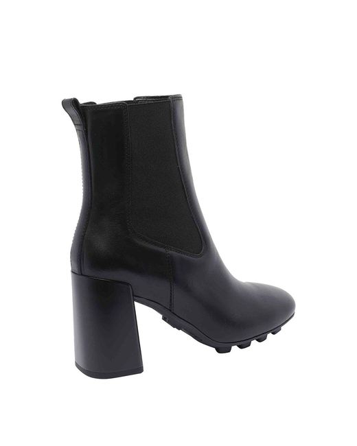 Hogan Black Pump Booties