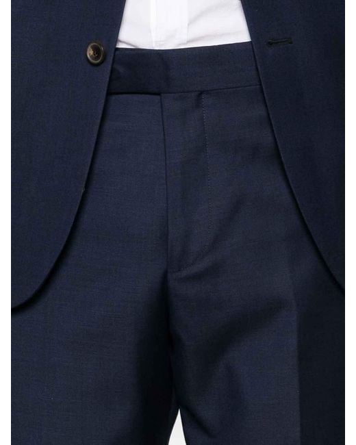 Paul Smith Blue Wool Single-Breasted Suit for men