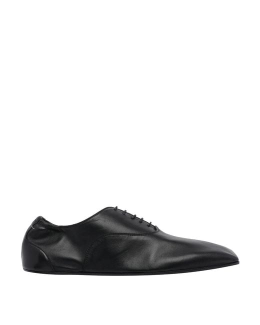 MM6 by Maison Margiela Black Lace Up Shoes for men