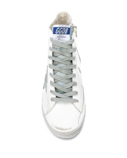 Golden Goose Deluxe Brand White Francy Sneakers