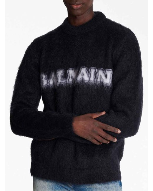 Balmain Black Sweaters for men