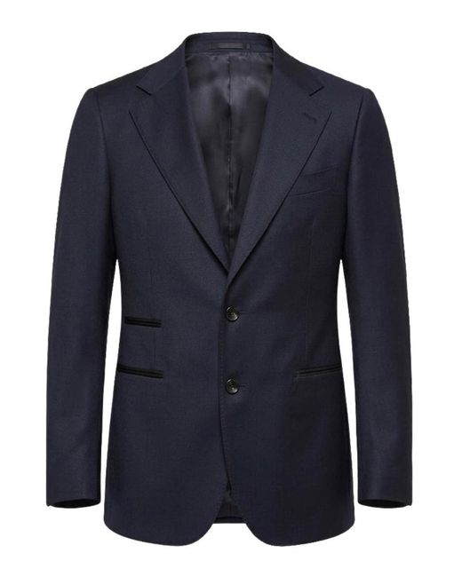 Franzese Collection Blue 100% Super 110S Virg for men