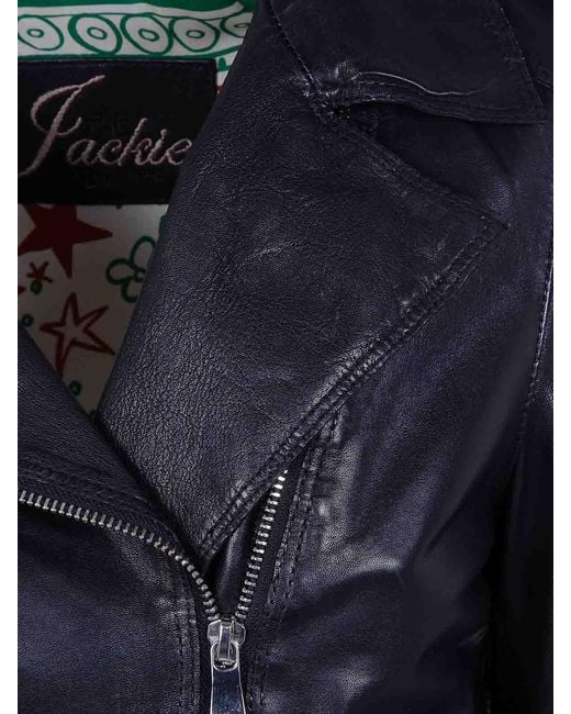 The Jackie Leathers Blue Ciclone Jacket