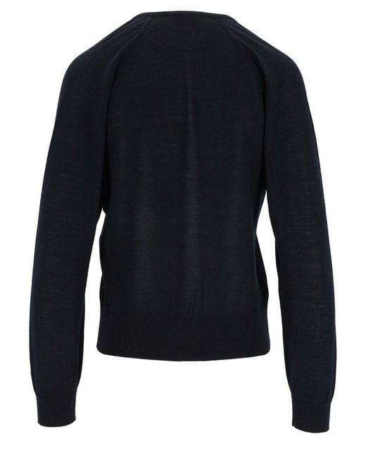 Forte_forte Black V-Neck Sweater