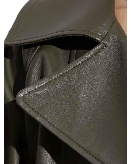 IRO Green Belted Leather Jacket