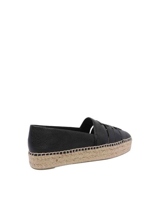 Tory Burch Gray Ines Multi Strap Platform Espadrilles