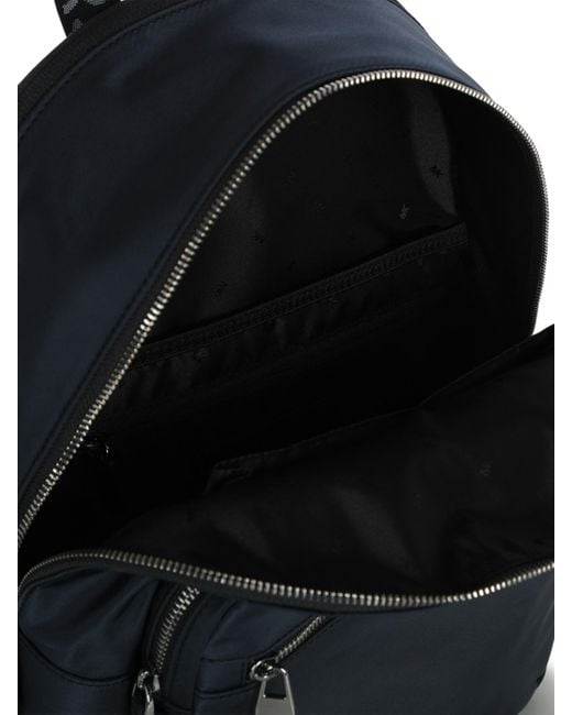 MICHAEL Michael Kors Blue Nylon Backpack With External Pocket And Logo for men