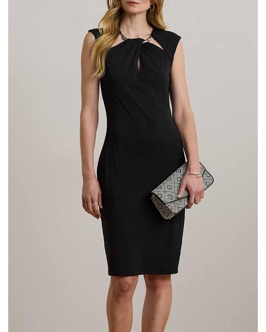 Ralph Lauren Black Corentyne-Short Sleeve-Cocktail Dress