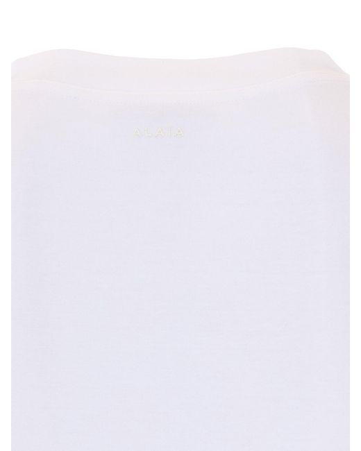 Alaïa White T-Shirt