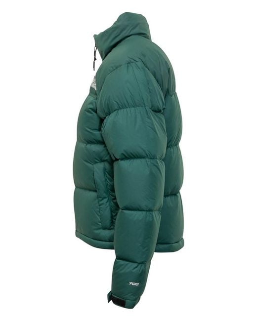 The North Face Green Logo-Detail Puffer Jacket