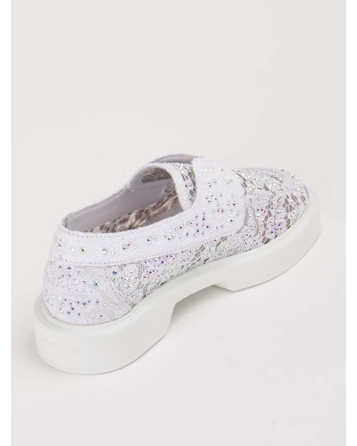 Le Silla White Loafer