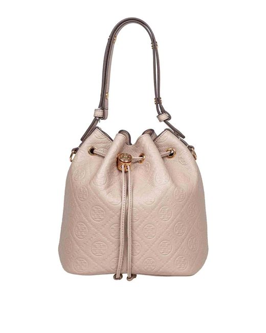 Borsa Secchiello di Tory Burch in Pink