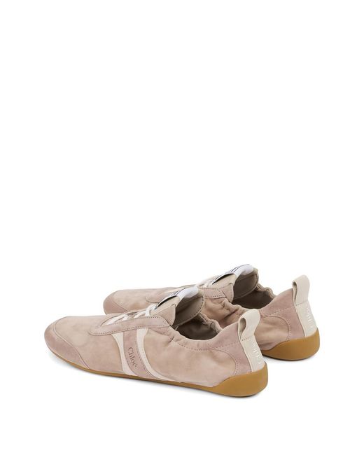 Chloé Pink Kick Trainers