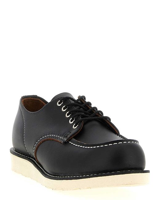 Red Wing Black 'shop Moc Oxford' Lace Up Shoes for men