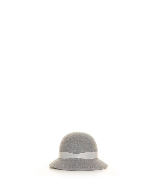Helen Kaminski Gray Etta Conscious Round Cloche Hat