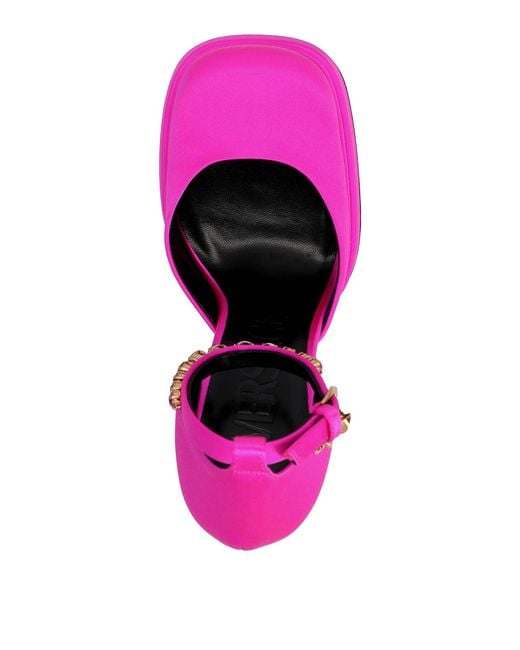 Versace Pink Medusa Aevitas Pumps