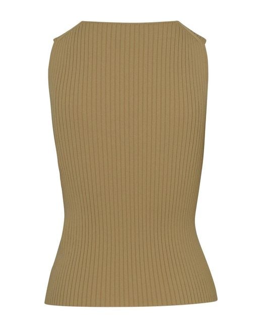 Nanushka Green Binni Tank Top