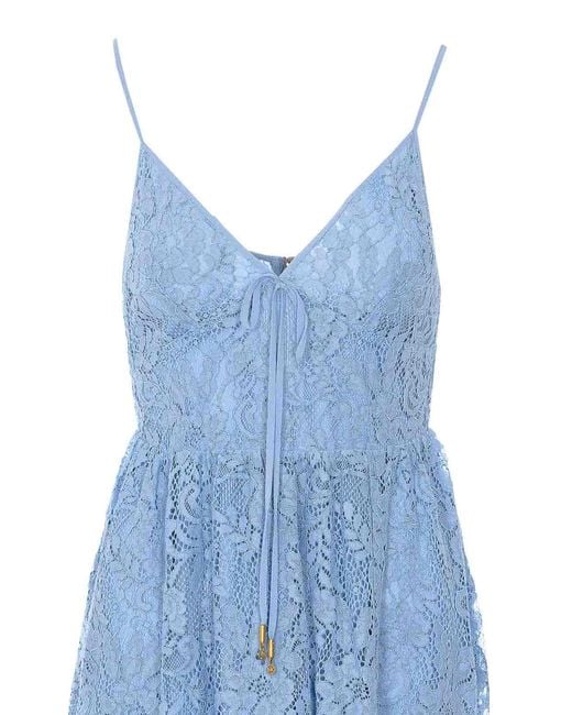 MICHAEL Michael Kors Blue Light Lace Dress