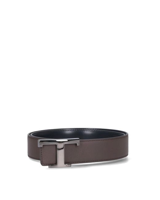 Tod's White Reversible Belt for men