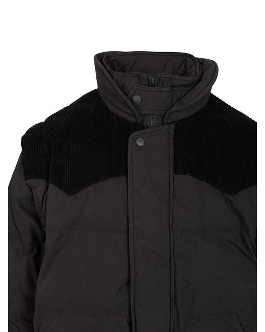 Isabel Marant Black Dawson Short Puffer Jacket for men