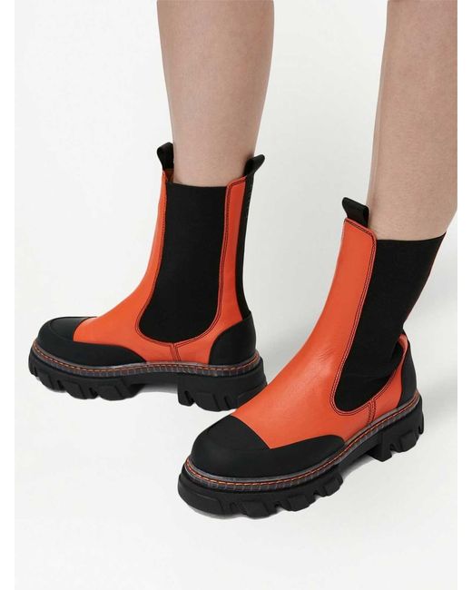 Ganni Black Ankle Boots