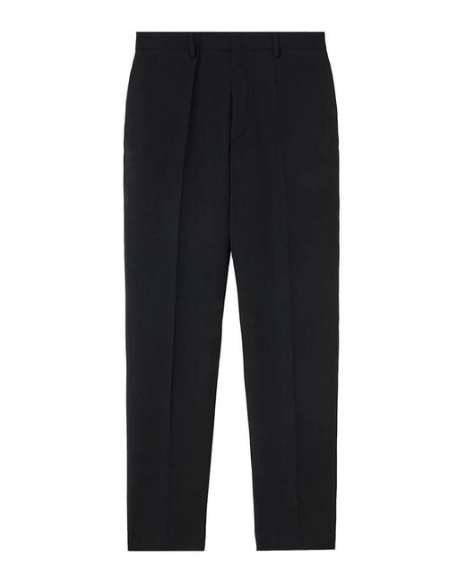 Jil Sander Black Wool Pants for men