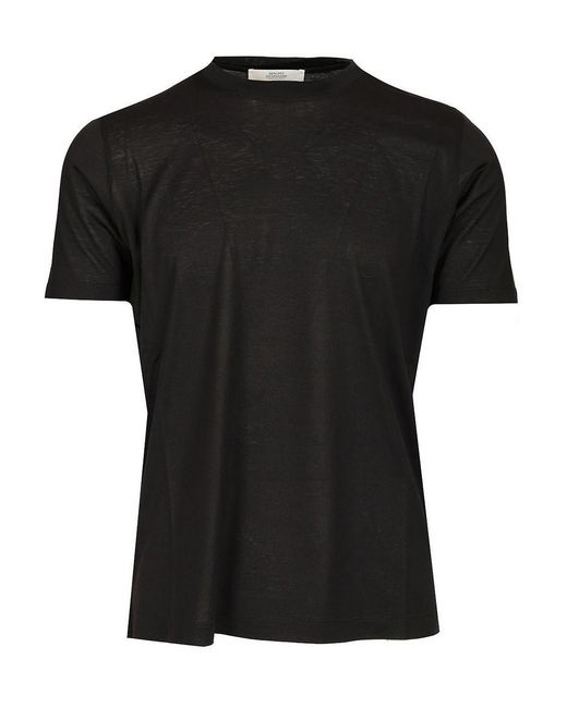 Mauro Ottaviani Black Jersey T-Shirt for men