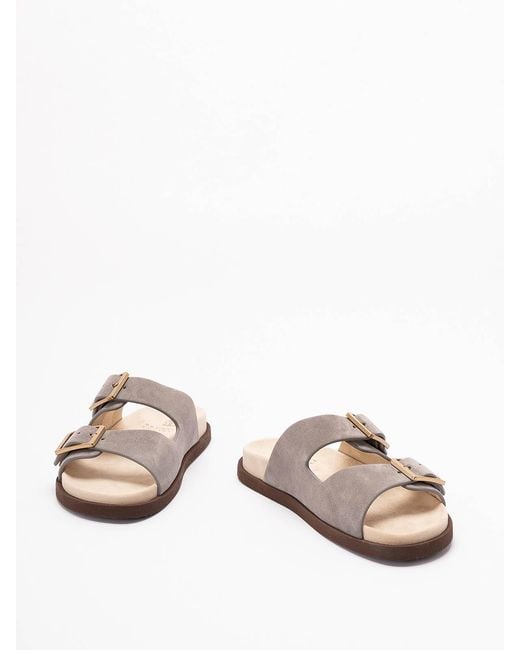 Brunello Cucinelli Brown Sliders for men