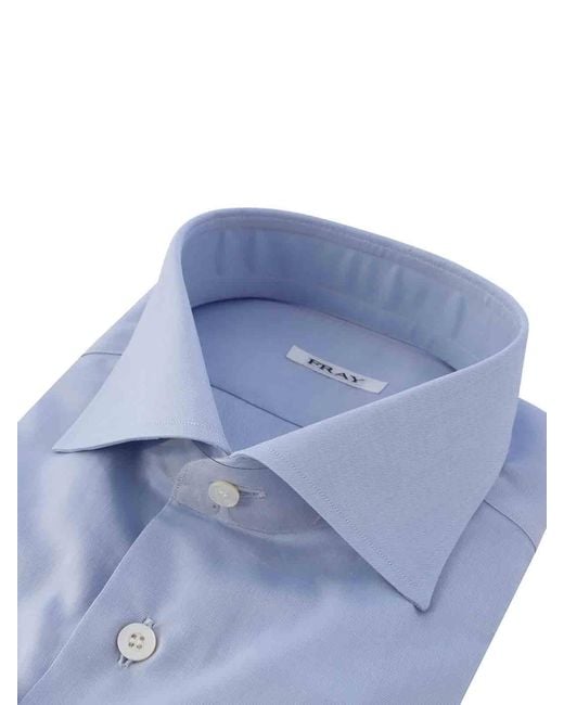 Camicia Classica di Fray in Blue da Uomo