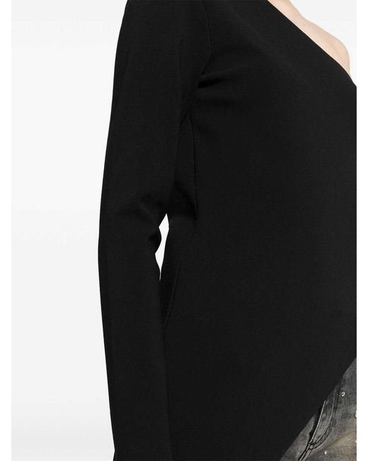 Alexander Wang Black Asymmetric Shirt
