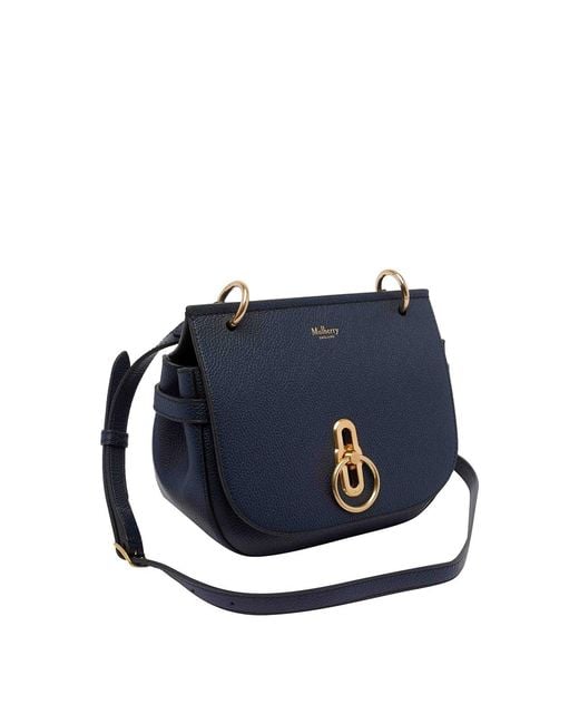 Mulberry Blue Small Amberley Satchel Bag